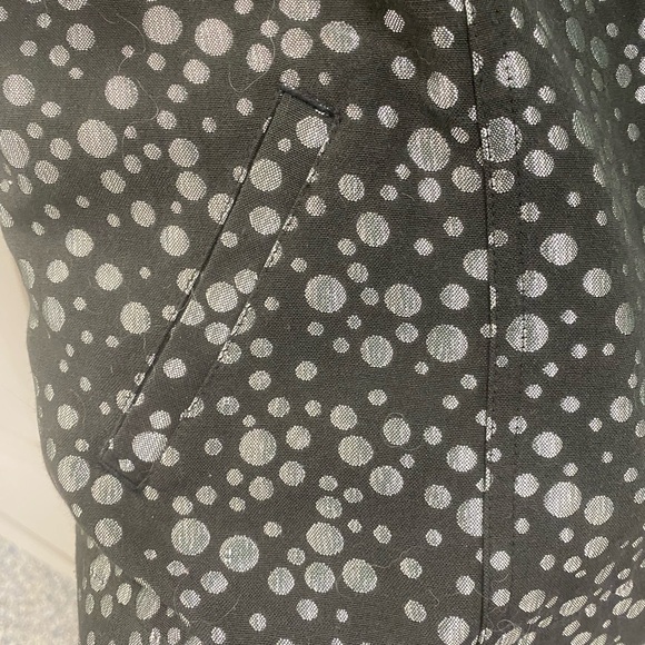 Ruby Rd. Black and Silver Patterned Jean Jacket - Picture 5 of 6